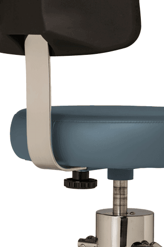 Rolling Medical Stool - MTI Foot Operated Hydraulic Pump Stool