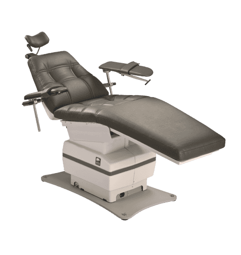 MTI 721 Reclined with floating patient arm and deluxe IV arm