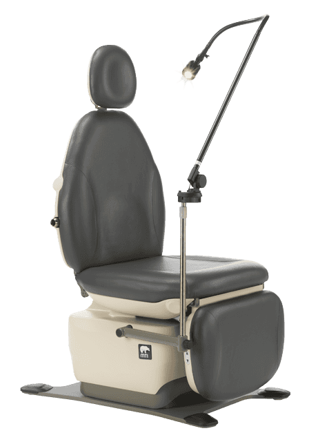 Lumerus Post Mounted Light on 830 Series Chair
