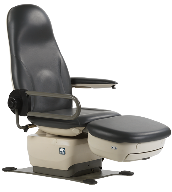 MTI 529 Podiatry & Wound Care Chair transfer support